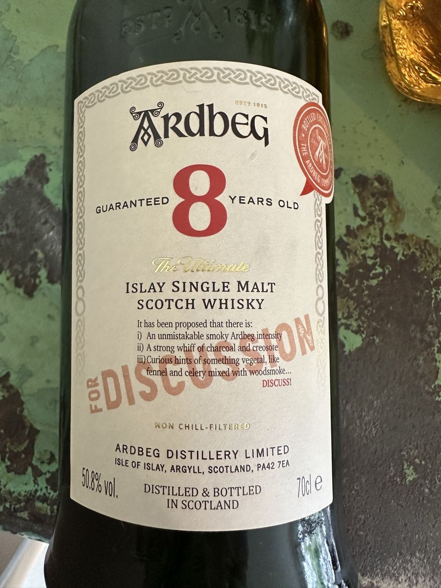 Ardbeg Bevande alcoliche: Ardbeg 8 years, for Discussion, Committee Release – Nuovo e nell'imballaggio originale da Wahlen b. Laufen venduto da mar_wj2t 1