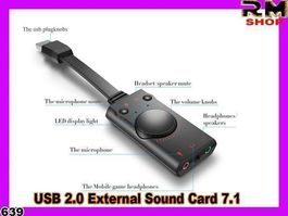 Soundkarte 7.1 USB 2.0 Externe
