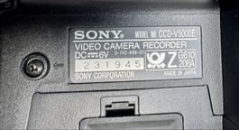 Sony CCD-V5000E Video Camera Recorder Hi8 mit viel Zubehör🔝