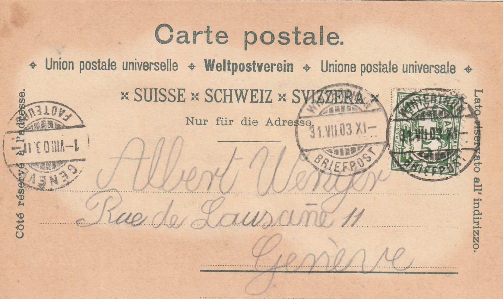 Cartoline postali: Chaux Grand-Hotel im Winter Litho – Usato da Rorschacherberg venduto da fratovi2 1