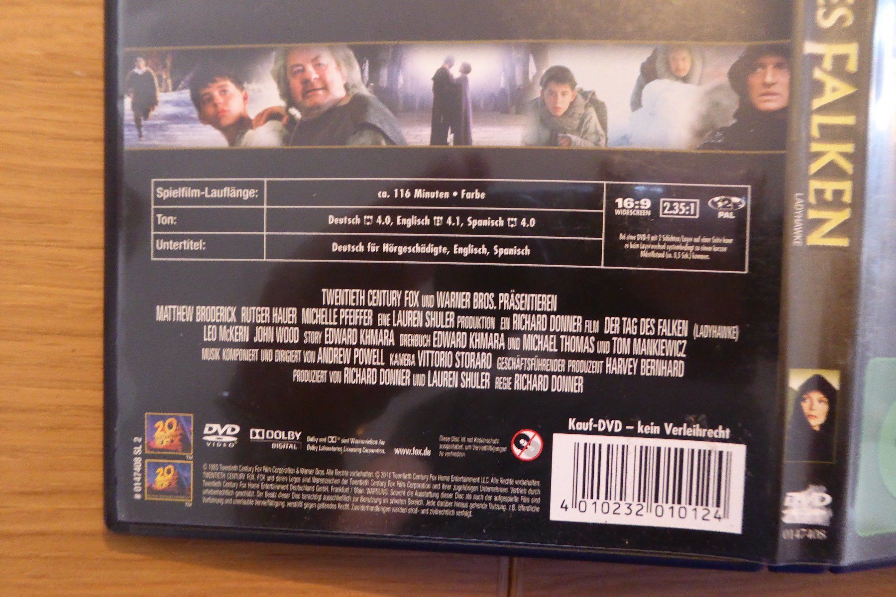 Tutti i DVDs: DVD Tag des Falken – Usato da Allschwil venduto da Summelsarium 2