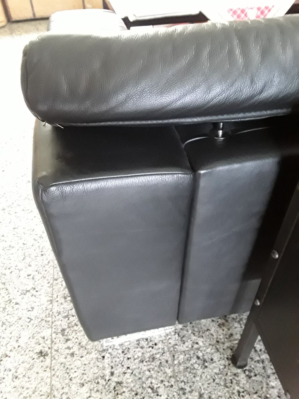 Divani: ECHTLEDER ECKSOFA COUCH POLSTERGRUPPE SCHWARZ – Usato da Bilten venduto da konrad7321 4
