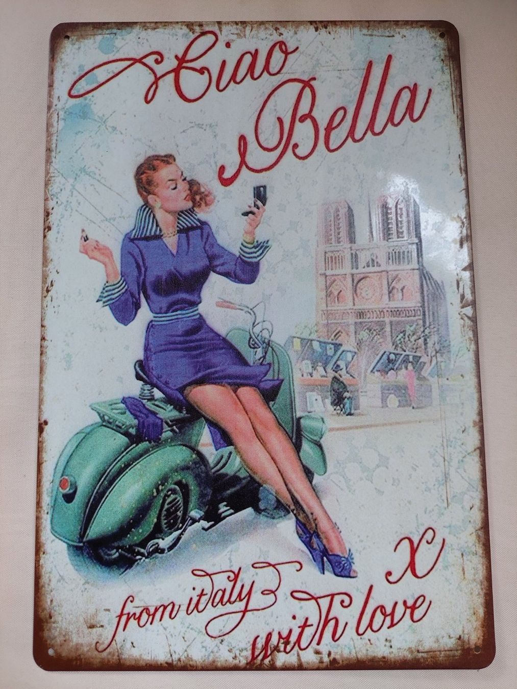 Schilder: Vespa Blechtafel / Blechschild Vespa – Neu (gemäss Beschreibung) aus Zürich von makimakimak