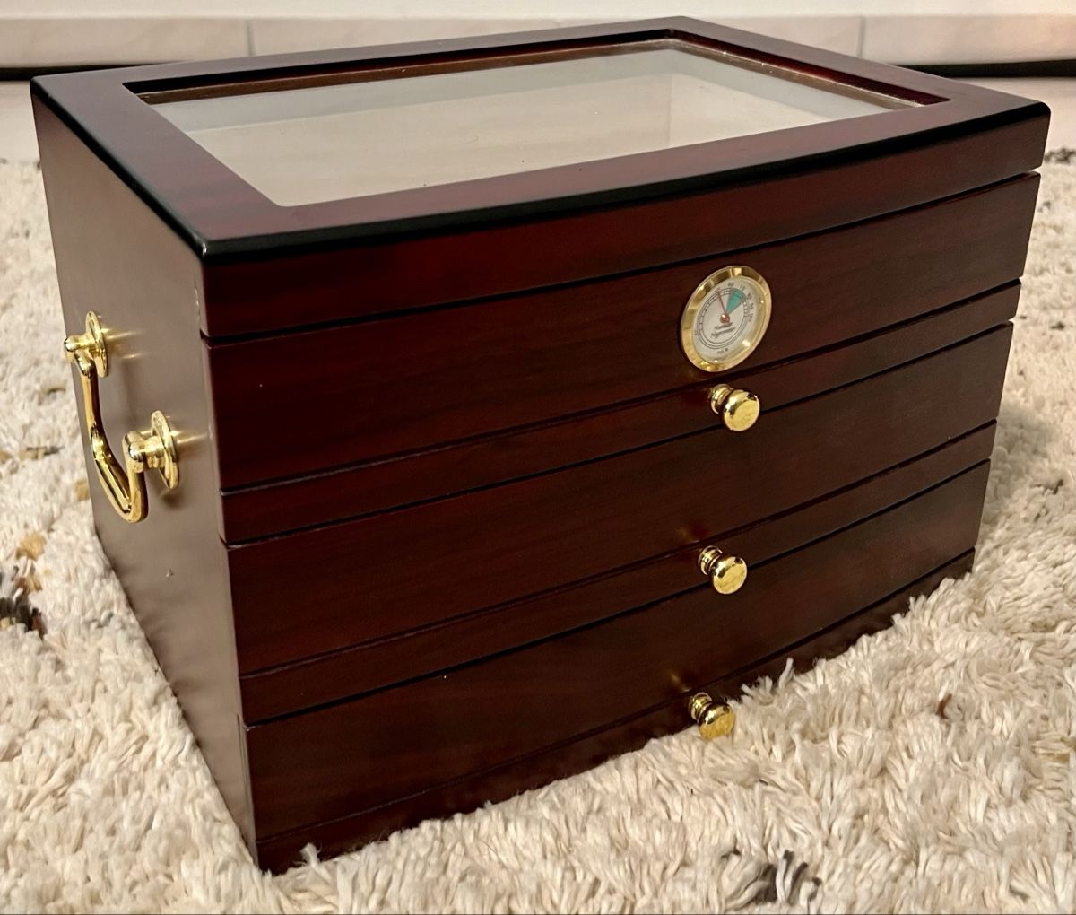 Mahagoni Design Zigarren Humidor (Gebraucht) in Hunzenschwil für CHF 60 ...