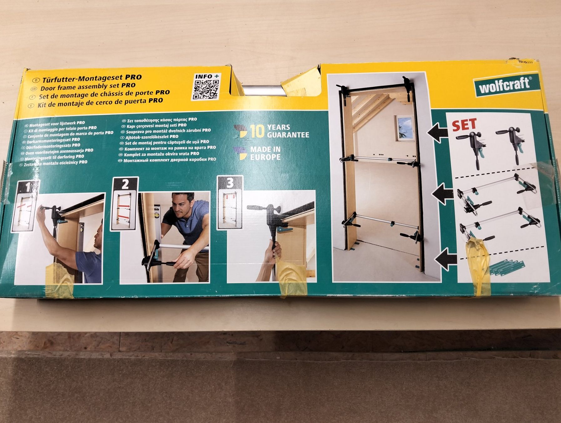 Wolfcraft Alle Werkzeuge: Wolfcraft Tuerfutter-Montageset PRO – Gebraucht aus Hettlingen von Coolway