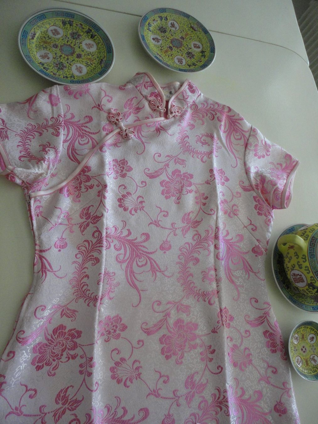 Robes: Cheongsam Kleid pink – D'occasion à Bonstetten par nat_tv99 4