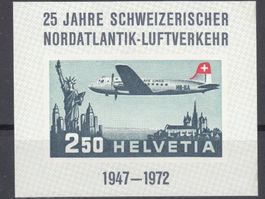 Vignette 25 Jahre Schweizerischer Nordatlantik-Luftverkerhr