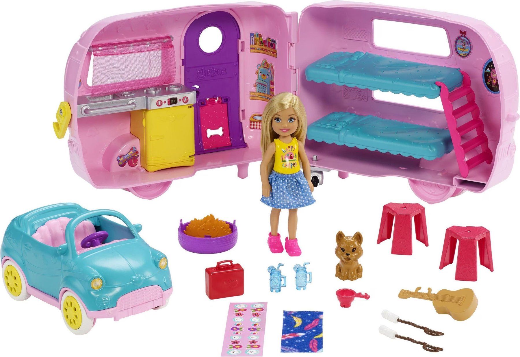 Bambole: Set Barbie, Chelsea Camper – Usato da Fribourg venduto da fripons 8