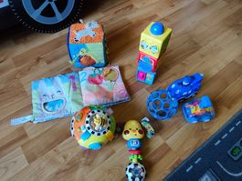 Spielzeugset Baby Stoffwürfel und Lernball, guter Zustand