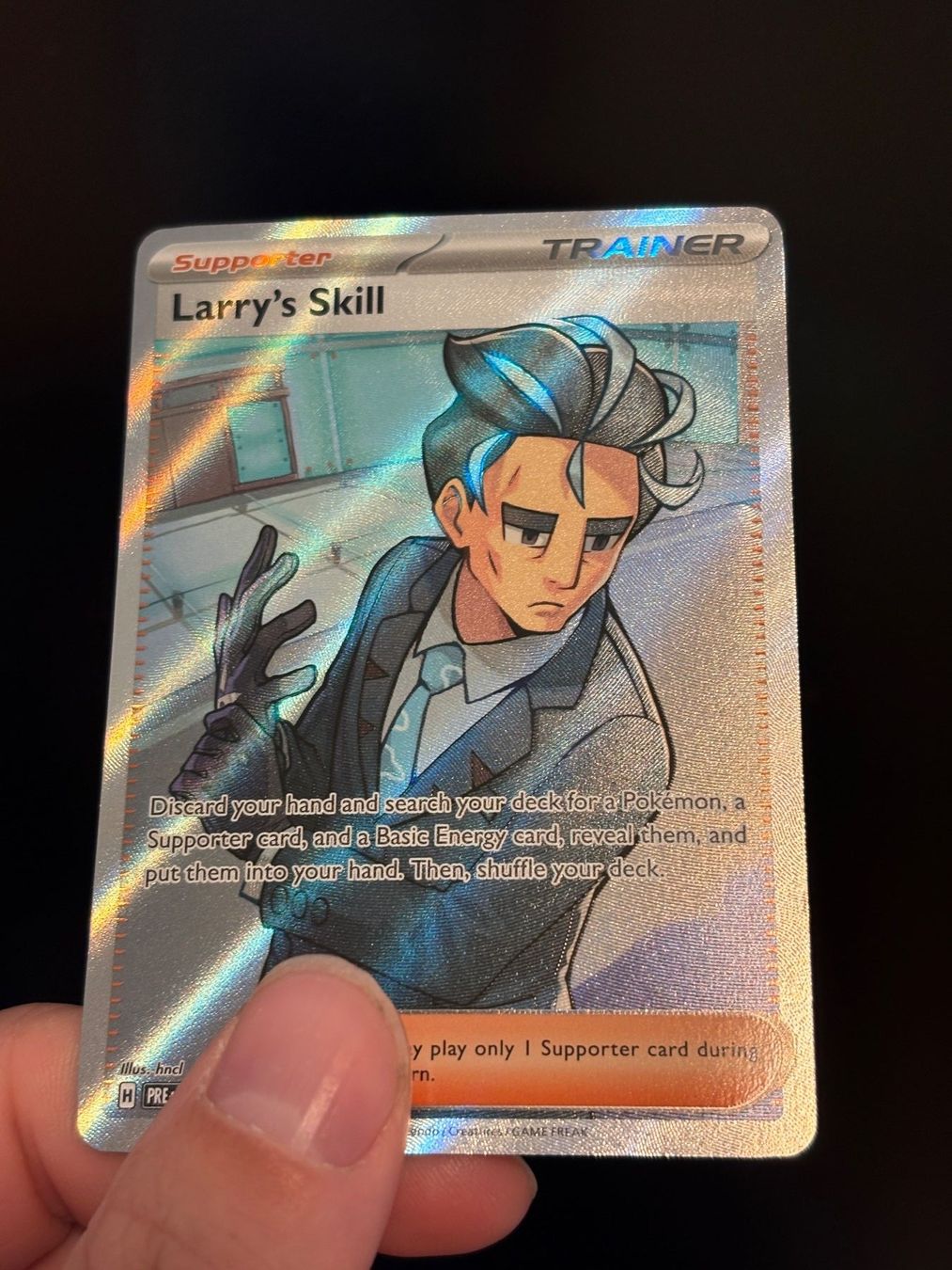 Pokémon Carte collezionabili: Larry's Skill 139/131 – PRE Prismatic Evolutions EN – Usato da Davos Dorf venduto da WadaDex 2