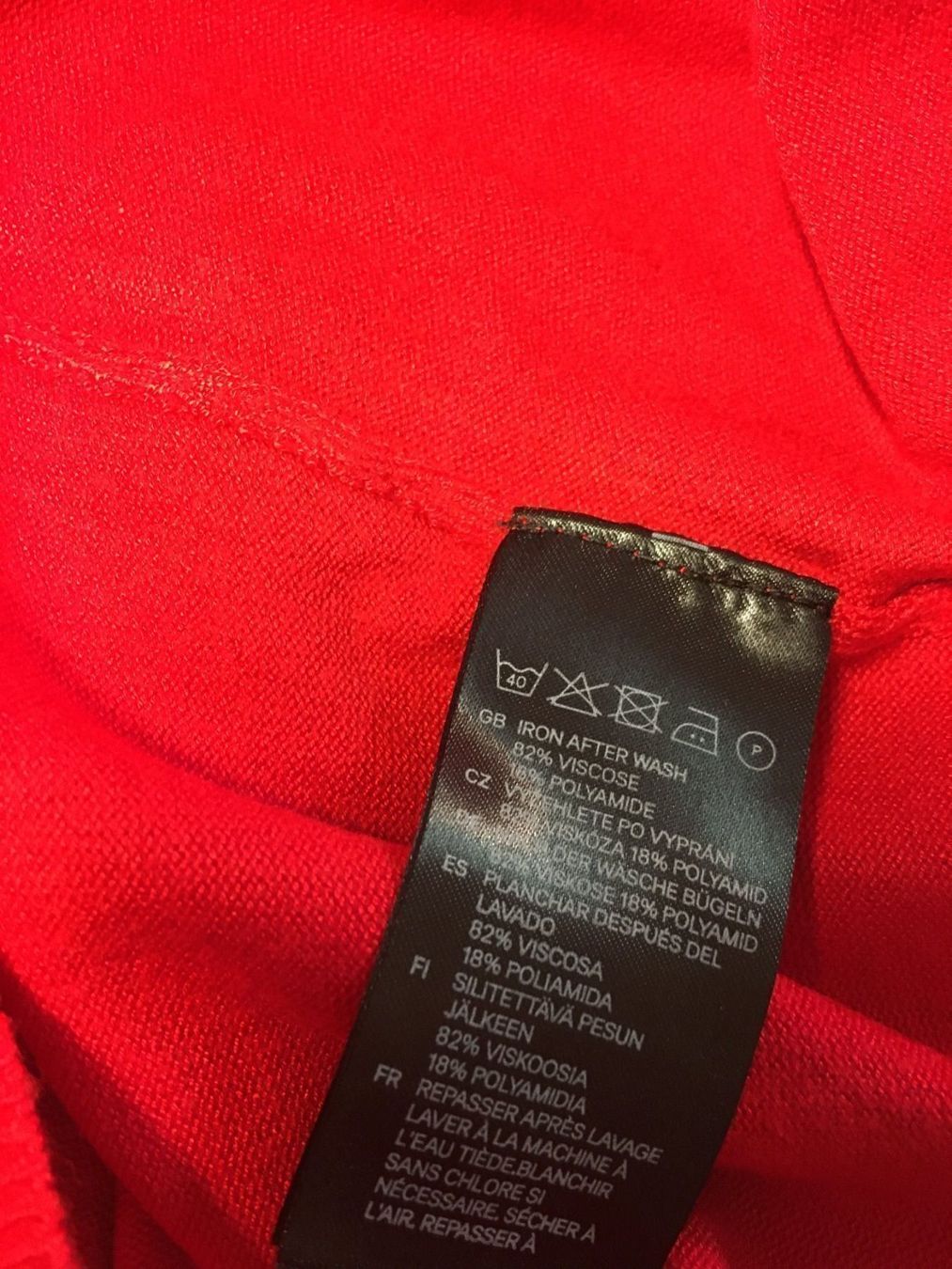 H&M Kleider: H&M Kleid, Pulli, Gr.M, rot – Gebraucht aus Arni AG von Mimo007 3