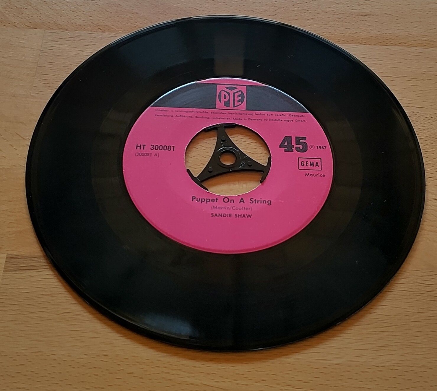 Dischi in vinile: Sandie Shaw - Puppet on a String 7" Vinyl Single 1967 – Usato da Bonaduz venduto da Gluehwuermchen44 3