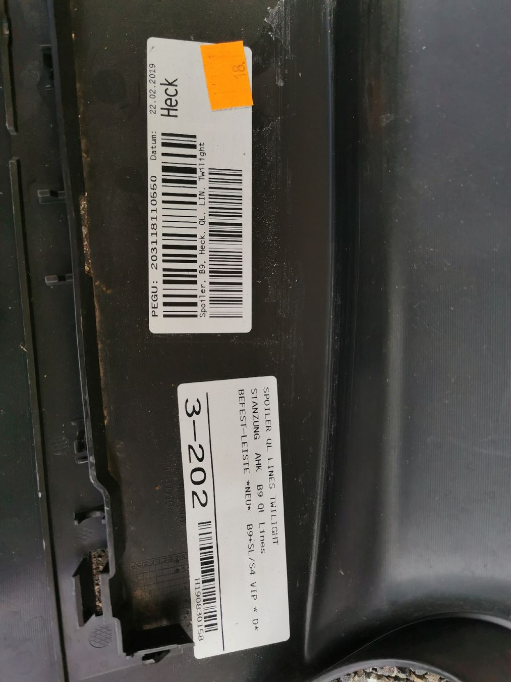 Audi Tutti pezzi di ricambio auto: audi A4 spoiler – Usato da Möhlin venduto da Leugim90 2