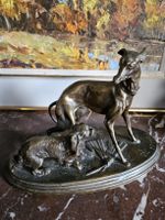 bronze animalier ancien signé Pierre Jules  Mène ( chiens)