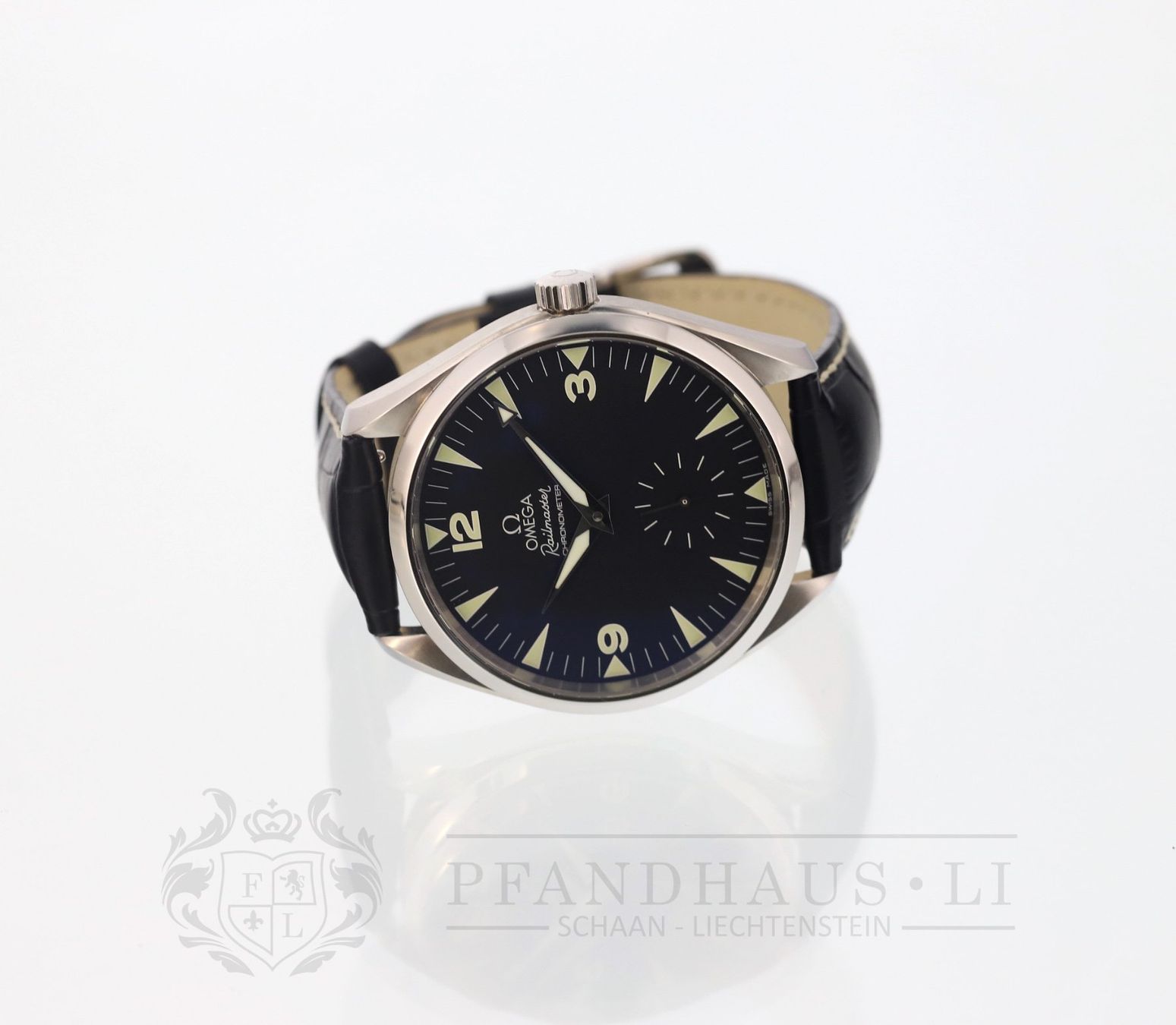 Omega Orologi: OMEGA Railmaster Aqua Terra XXL Ref. 2806.52.37 – Usato da Schaan venduto da Pfandhaus-LI 1