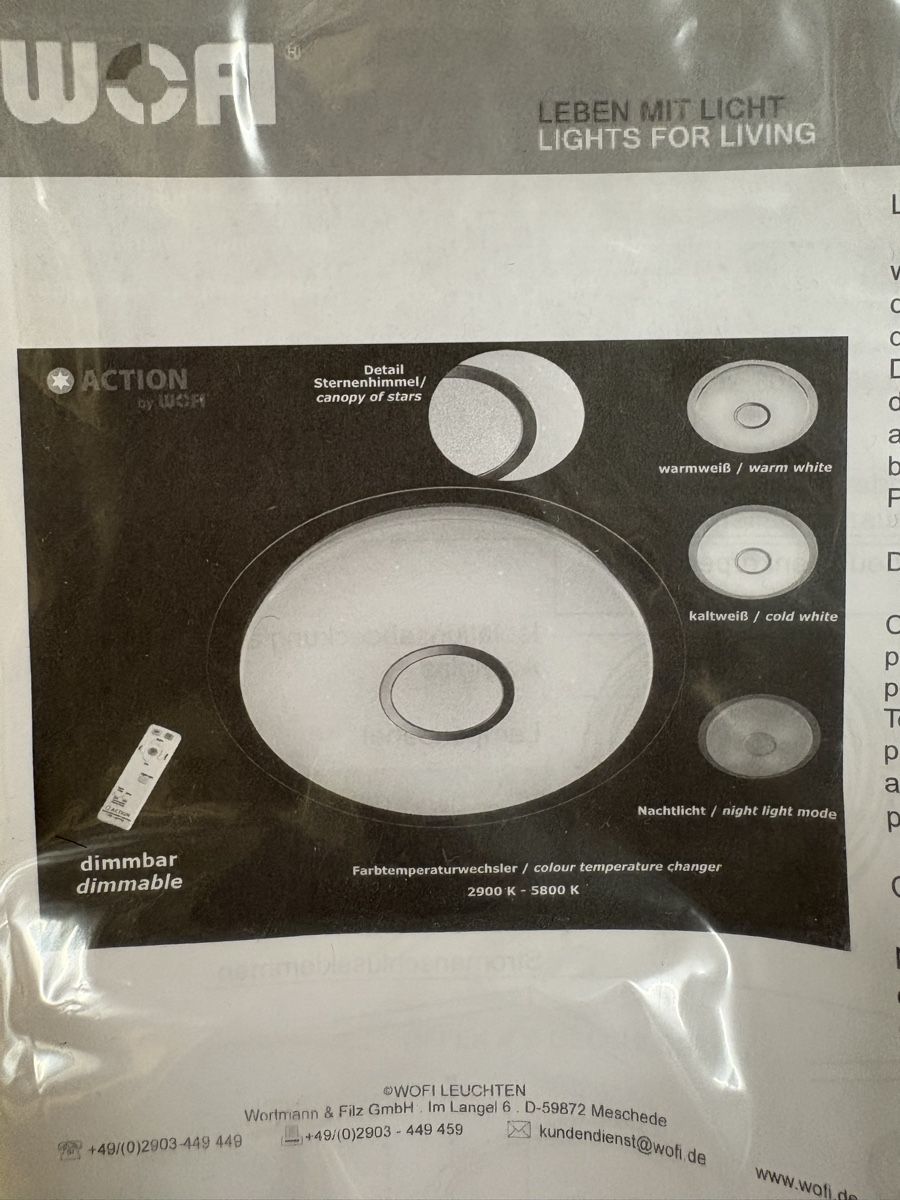 Lustres & lampes de plafonds: Deckenleuchte dimmbar mit Farbwechsler – D'occasion à Bürglen TG par ste_s6yp 3