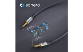 Sonero Audiokabel 3.5mm Klinke 20m neu