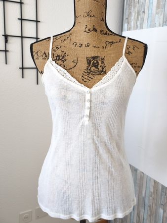 Victorias Secret Top Grösse M weiss 