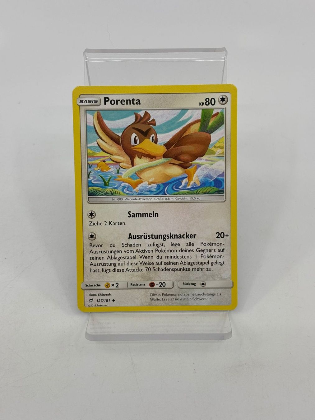 Pokémon Carte collezionabili: Pokemon Porenta 127/181 – Usato da Herisau venduto da Pokemon2026