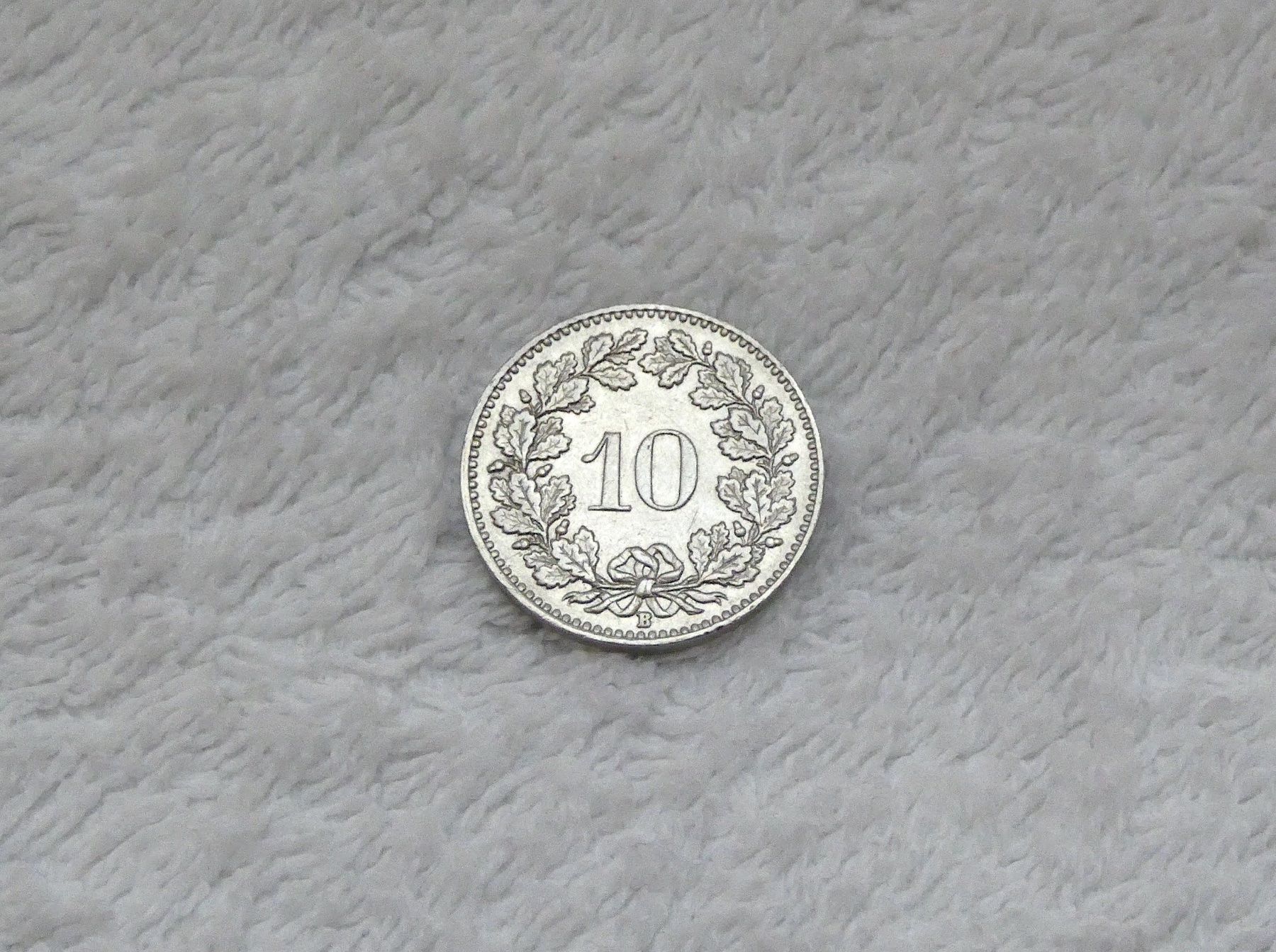 Tutti le monete: 10 centimes/rappen 1934 – Usato da Nyon venduto da Ilmi09 1