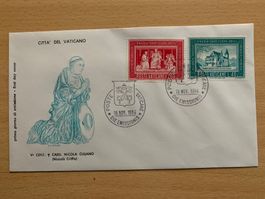 Vatikan Ersttagsbrief Nikolaus von Kues 1964 postfrisch