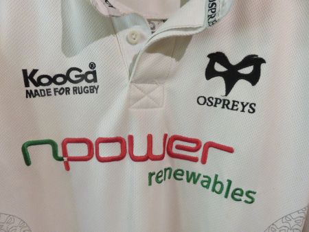 Rugby Jersey  Ospreys  Wales  Size Med Away
