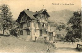 Sigriswil   BE  -    Post Chalet ERIKA     um  1 9 1 1