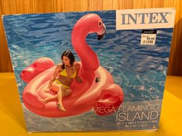 INTEX Mega Flamingo Schwimmring Badeinsel Luftmatratze