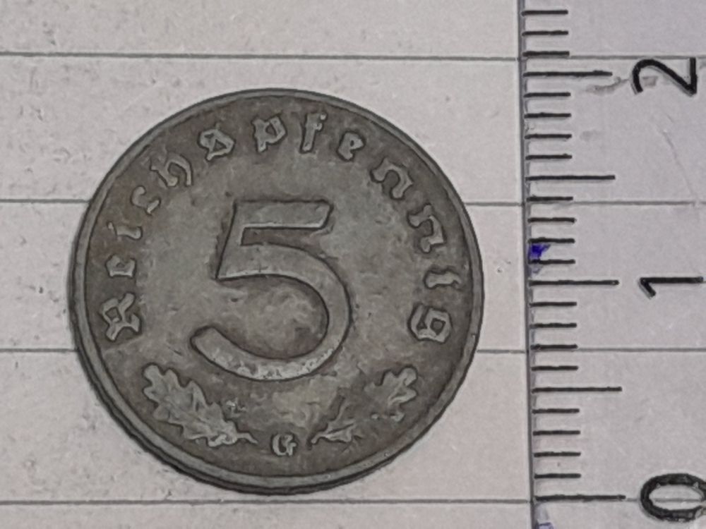 5 Reichspfennig 1940 G Deutschland Drittes-Reich | Kaufen Auf Ricardo