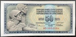 Jugoslawien: 50 Dinar Banknote von 1978 - Selten!