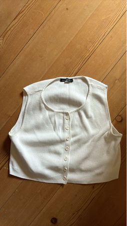 Brand Melville Top Weiss Grösse One Size Sommerlich & Luftig