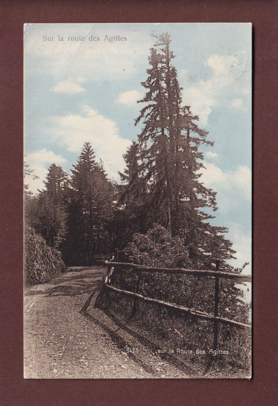 Cartoline postali: Sur la route des AGITTES - 1925 // pli // – Usato da Pully venduto da nicecards