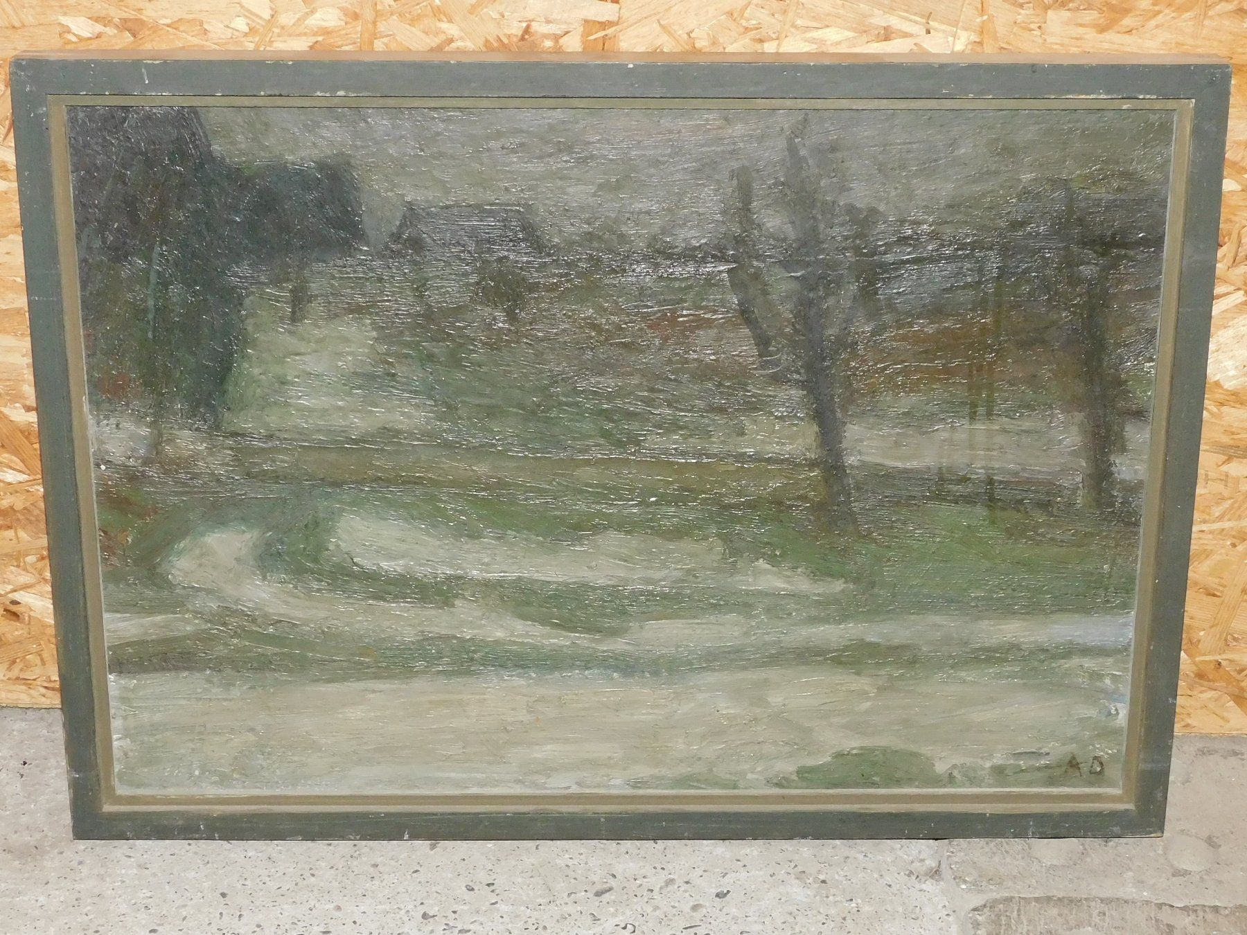 Dipinti: Kunst Ölgemälde mit Monogramm altes Ölbild   66 x 48 cm – Usato da Sursee venduto da 76 4