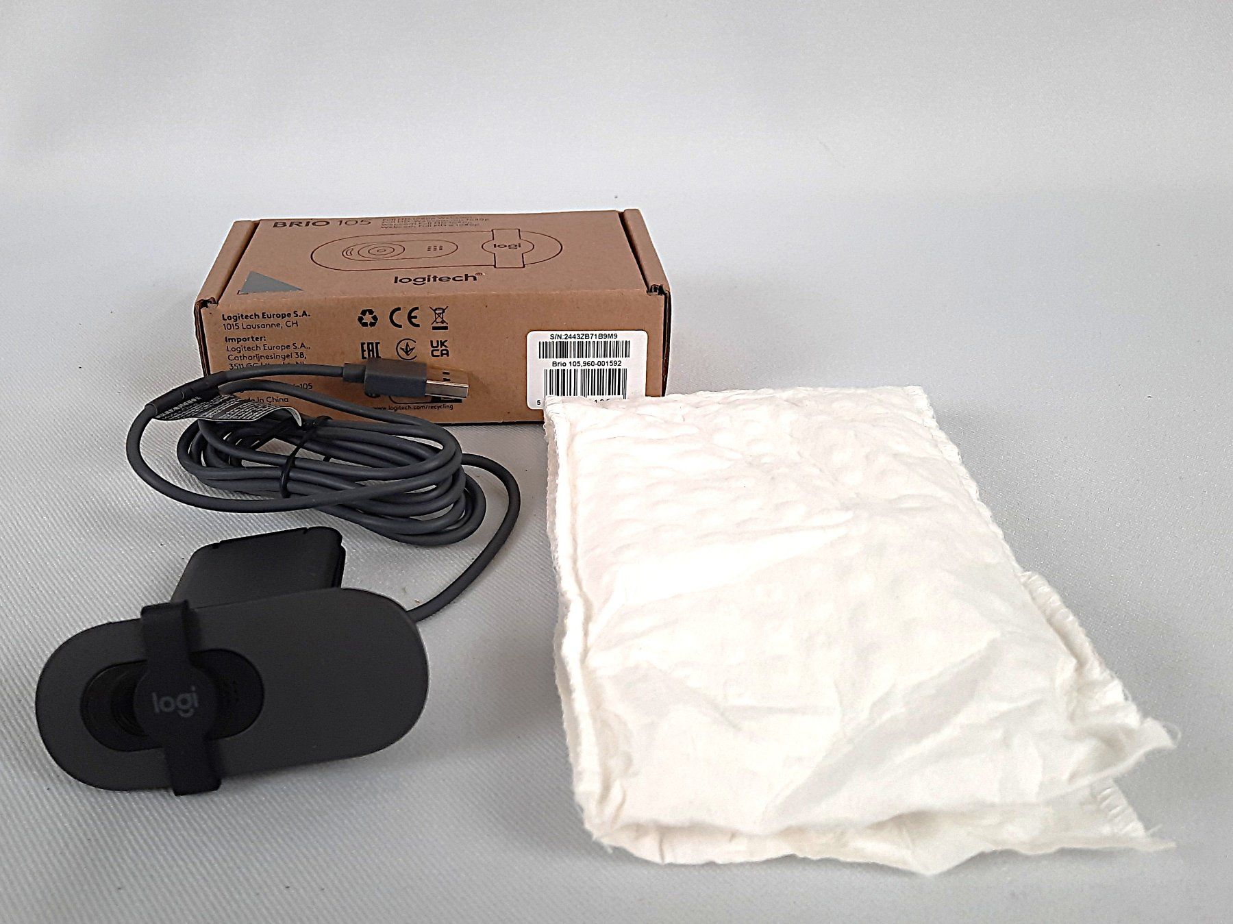 Logitech Webcams: LOGITECH Webcam Brio 105 – Neu (gemäss Beschreibung) aus Beinwil am See von Restwert_Beinwil