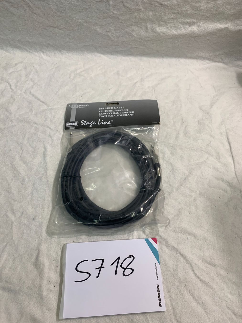 Cavi: Klinken Kabel 6m Monacor (s718) – Nuovo e nell'imballaggio originale da Däniken SO venduto da Profog1 4