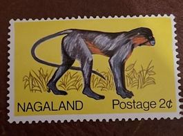 Seltene Tierbriefmarke: Nagaland
