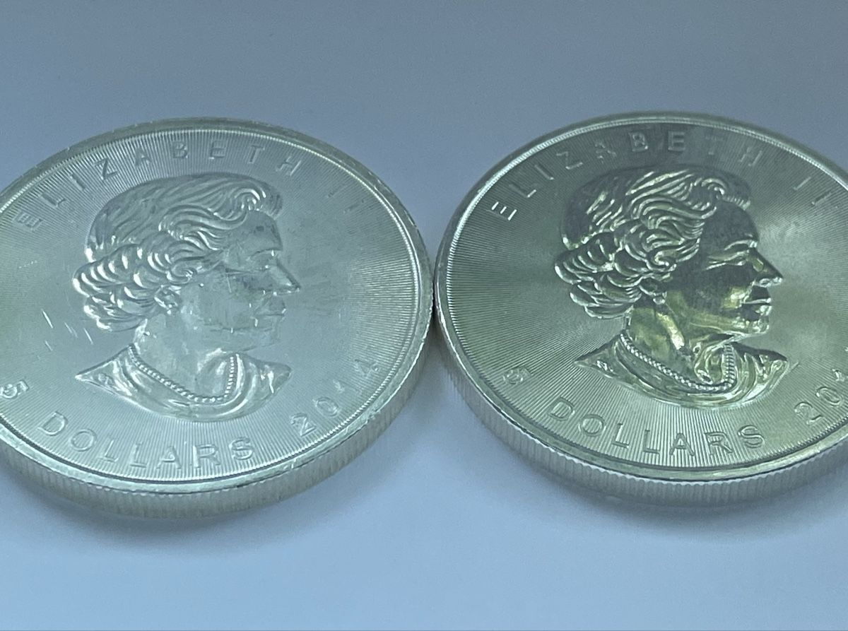 Tutti le monete: 2x 1oz/unze Maple Leaf Silbermünzen – Usato da Meilen venduto da Silver-Rules 3