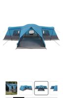 Zelt 8- 16 Personen blau 680x510x219 cm neu