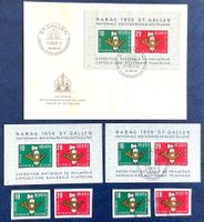 1959 / Nabag FDC - Blocks ** und ET - Einzelwerten **und ET
