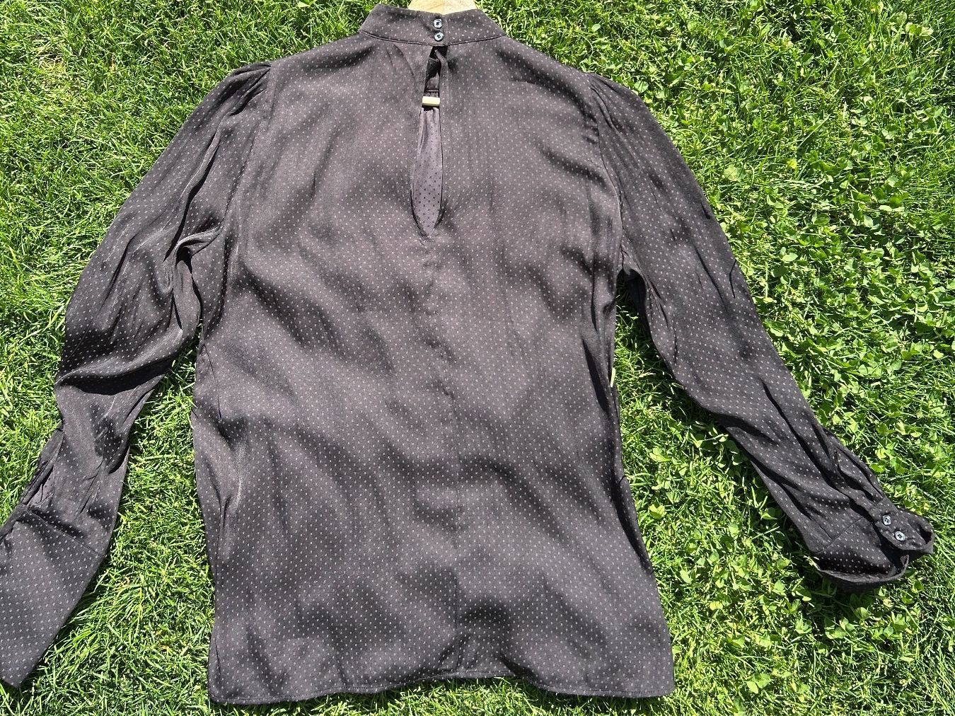 H&M Camicette: Schwarze Bluse mit Pünktchenmuster, Gr. 40, elegant – Nuovo (secondo la descrizione) da Lupfig venduto da Hasihopp 3