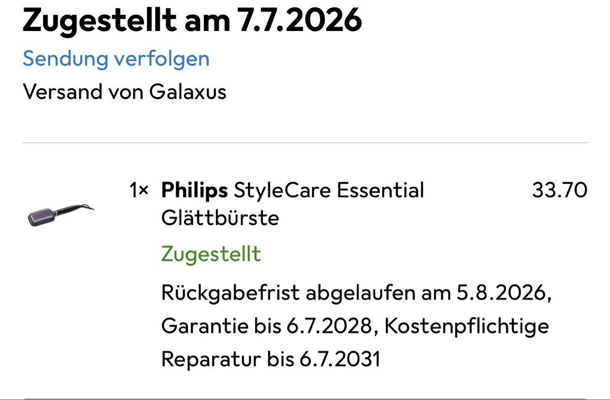 Sonstige Haarpflege: Philips StyleCare Essential Glättbürste neu – Neu (gemäss Beschreibung) aus Glattfelden von Minoux 1
