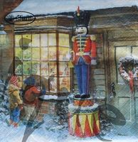 Serviette toyshop & nutcracker (1368) 2Stk.