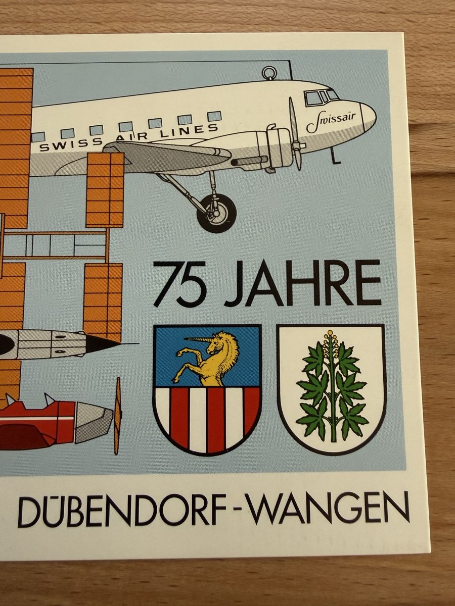Tutti i francobolli: Maximumkarte Flugplatz Dübendorf – Usato da Grenchen venduto da Bastet007 5
