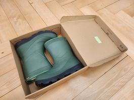 Viking Gummistiefel Gr. 33 gefüttert grün neu mit Karton