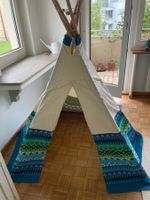Spielzelt Tipi beige Grösse 120x120cm sehr guter Zustand