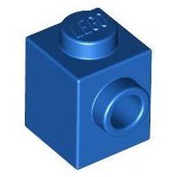 Lego 15x Stein 1x1 mit seitliche noppen (87087) blau
