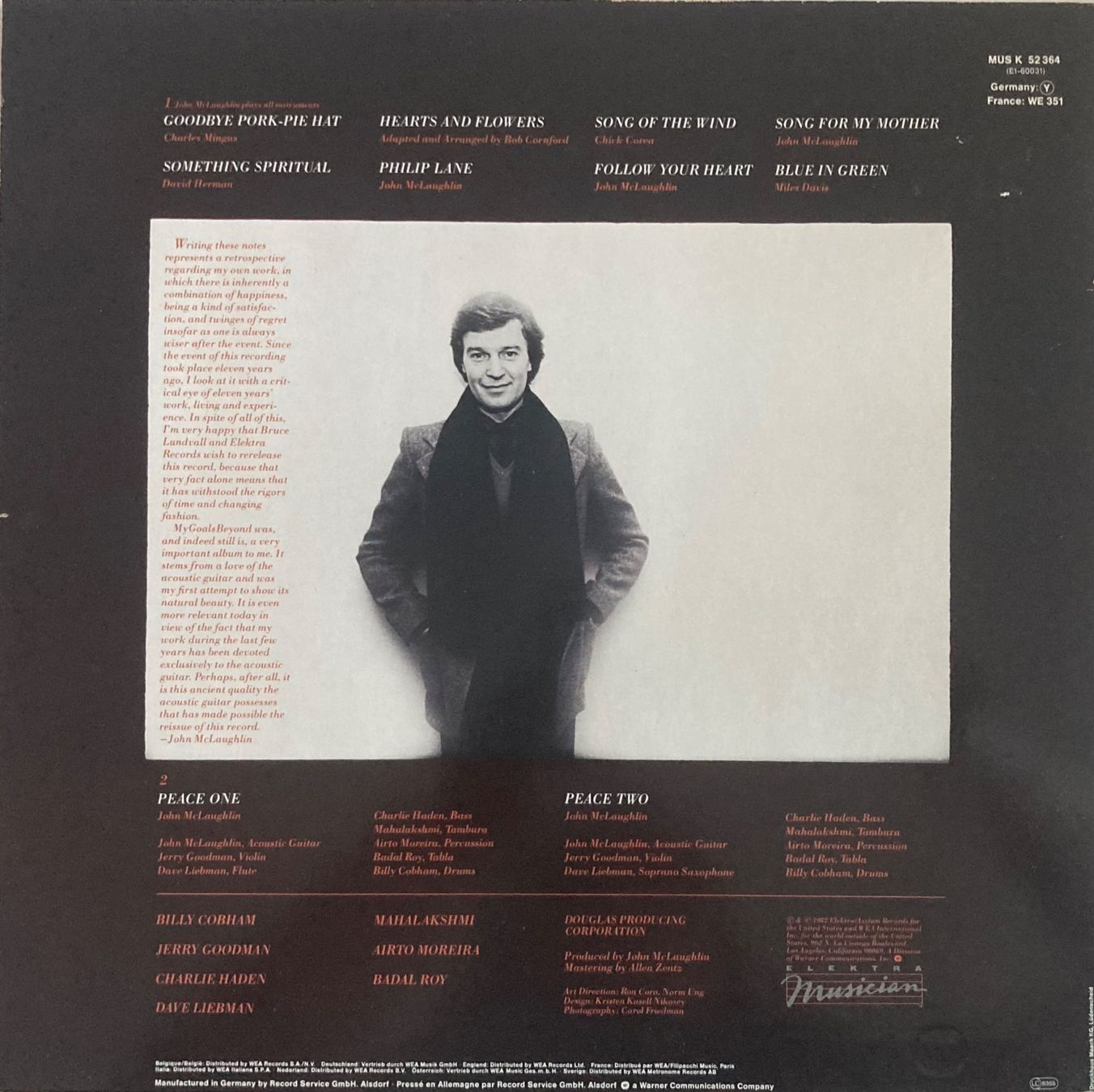 Dischi in vinile: JOHN MCLAUGHLIN - MY GOALS BEYOND – Usato da Poliez-Pittet venduto da Newtown-Records 1