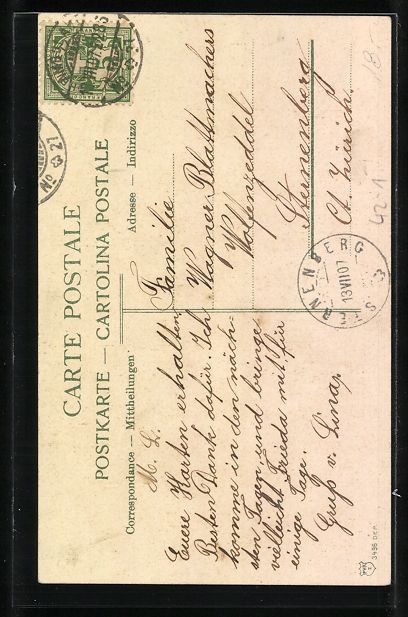 Cartoline postali: Zürich, Schweizer Schützenfest Juli 19 – Usato da Berlin venduto da bartko-reher 1