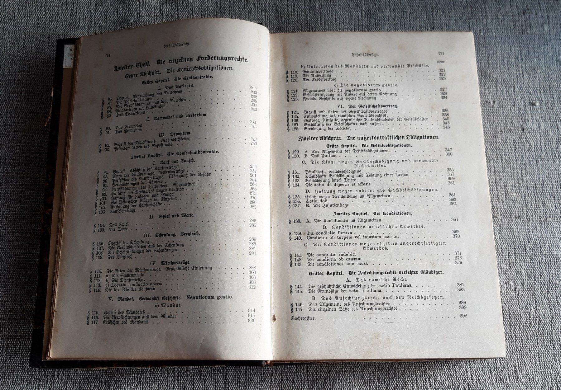 Bücher: Wunderschönes, antikes Buch - Pandekten - 1894 ! – Gebraucht aus Neuheim von Tidola 4