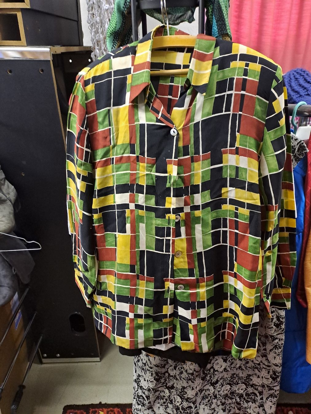 Blusen: Bluse mit Karomuster farbig Grösse 40 – Gebraucht aus Zürich von Schoebi19 2